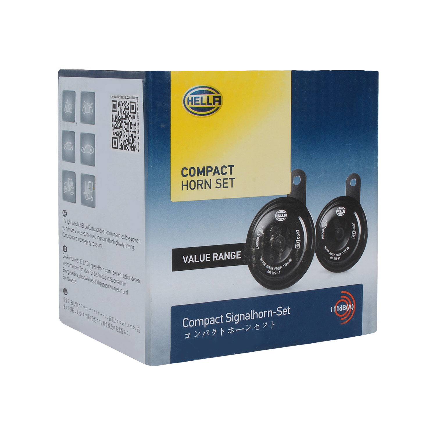 Hella Compact horn set